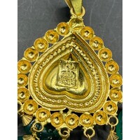 Ladies 22ct Yellow Gold Dangle Pendant