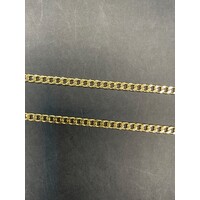 Unisex 9ct Yellow Gold Curb Link Necklace