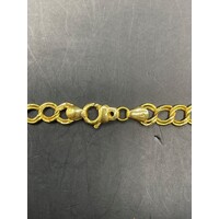 Ladies 22ct Yellow Gold Fancy Link Necklace