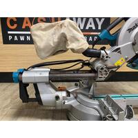 Makita 1430W 255mm Slide Compound Mitre Saw LS1017L Rubberised Soft Grip