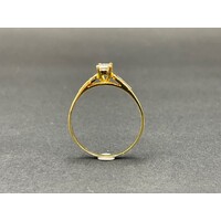 Ladies 18ct Yellow Gold Diamond Ring