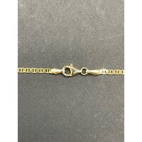 Unisex 18ct Yellow Gold Anchor Link Necklace