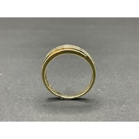 Men's 9ct Yellow Gold Solitaire Diamond Ring