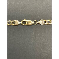 Unisex 9ct Yellow Gold Curb Link Necklace