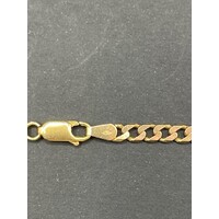 Unisex 9ct Yellow Gold Curb Link Necklace