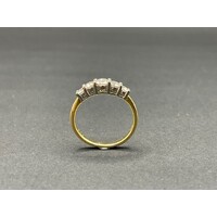 Ladies 18ct Yellow Gold Diamond Ring