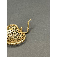 Ladies 9ct Yellow Gold Heart Pendant