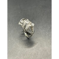 Ladies 18ct White Gold Diamond Ring