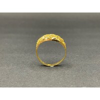 Ladies 21ct Yellow Gold Band Ring