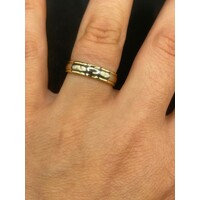 Unisex 9ct Yellow Gold Band Ring