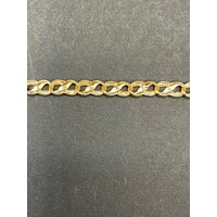 Ladies 9ct Yellow Gold Figure 8 Link Bracelet