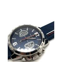 Tommy Hilfiger Tucker Multi-Function Stainless Steel Blue Silicone Mens Watch