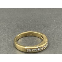 Ladies 18ct Yellow Gold Diamond Ring Set