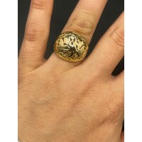 Ladies 14ct Yellow Gold Dragon Design Ring