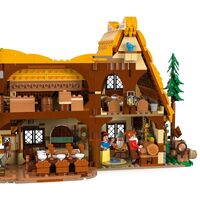 LEGO Disney Snow White and the Seven Dwarfs Cottage Build and Display Set 43242