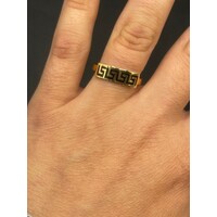 Ladies 22ct Yellow Gold Pattern Design Ring