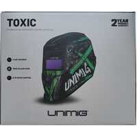 UNIMIG Toxic Professional Automatic Welding Helmet UMTWH True Colour View