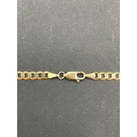 Unisex 9ct Yellow Gold Curb Link Necklace