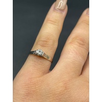 Ladies 18ct White Gold Diamond Ring