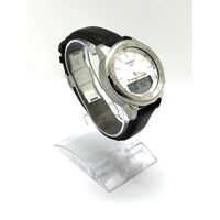 Tissot T-Touch Classic Touch Silver Dial Black Leather Mens Watch