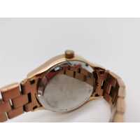 Fossil Automatic Rose Gold Tone Skeleton Dial Stainless Steel Ladies Watch