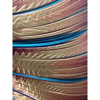 Wall Art Australia Luxe Spiral Patterned Canvas Print 135x90cm Home Decor 