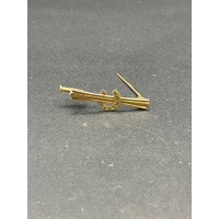 Ladies 18ct Yellow Gold Horse Shoe Brooch