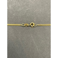 Unisex 18ct Yellow Gold Tight Curb Link Necklace