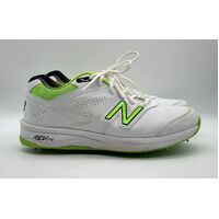 New Balance Revlite CK4030 Cricket Spikes Shoes White and Green Mens 11.5 US