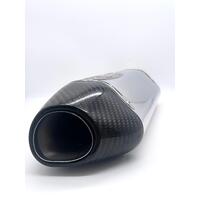 Yoshimura Exhaust Pipe Generic Silver Motorcycle Slip On Tip Size 2.5 Inch