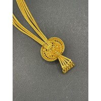 Ladies 22ct Yellow Gold Fancy Link Necklace