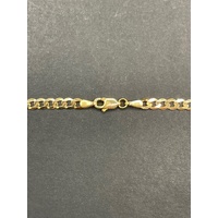 Unisex 9ct Yellow Gold Curb Link Necklace