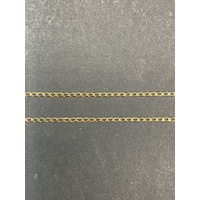 Unisex 9ct Yellow Gold Curb Link Necklace