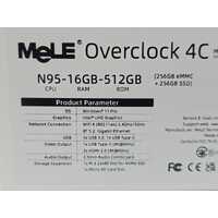 MeLE Overclock 4C Mini PC N95 CPU 12th Gen 256GB eMMC 256GB SSD Windows 11 Pro