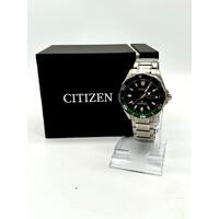 Citizen Promaster Automatic Divers Watch 200m Black Dial Titanium Bracelet