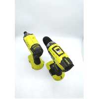 Ryobi Drill Impact Driver with 18V 2.0Ah Battery and Charger Set