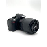 Nikon D3100 DSLR Camera with AF-S Nikkor 55-200mm VR 1:4-56G ED Lens