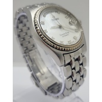 Titoni Cosmo King 777 Automatic Mens Silver Sapphire Crystal Watch 10 ATM WR