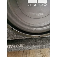 JL Audio Slot Ported BassWedge 2 x 12 Inch 600W Subwoofer Speaker