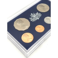 Royal Australian Mint 1975 Proof Coin Set 50c 20c 10c 5c 2c 1c with Foam Cover