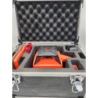 Rotary Laser Level Red Beam with Receiver Remote and Accessories in Hard Case