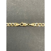 Unisex 9ct Yellow Gold Curb Link Necklace