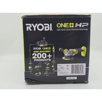 Ryobi 18V ONE+ 125mm HP Brushless Cordless Angle Grinder RAG18X Skin Only