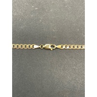 Unisex 9ct Yellow Gold Curb Link Necklace