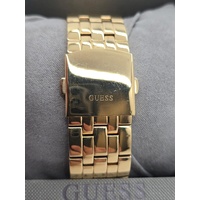 Guess Mens Stainless Steel Classic Oversized Gold Tone Watch U1073G2