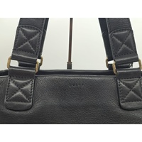 Evity Ladies Leather Crossbody Shoulder Bag Black with Dust Bag