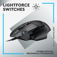 Logitech G502 X Wired Gaming Mouse Black