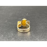 Ladies Solid 9ct Yellow Gold Ring Fine Jewellery 7.5 Grams Size UK K