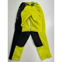 Shift Motocross Pants Green-Yellow Size 30 (Pre-owned)