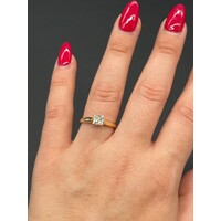 Ladies 18ct Yellow Gold Diamond Engagement Ring (Pre-Owned)